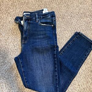 Good American Dark Blue Denim Jeans